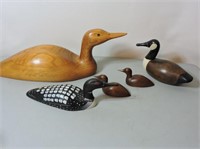 Carved ducks