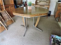 Vintage chrome kitchen table