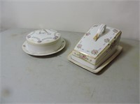 Nippon butter dish, covered cheese server