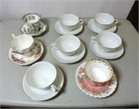 8 Cups & Saucers