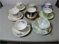 9 Cups & saucers