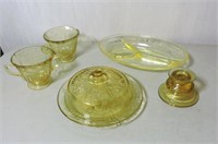 Lemon depression glass