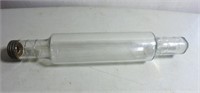 Antique glass rolling pin