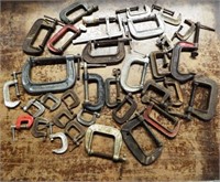 Lot of 30+ C Style Clamps