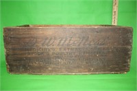 F.W McNess Medicines Wooden Crate