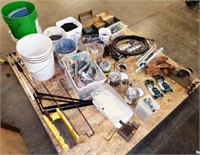 Pallet of Hardware - Fasteners - Tools - Charger