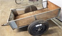 Tow Behind Tilt Bed Lawn Wagon