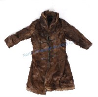 Stagecoach Driver Bear Fur Coat 19th Century