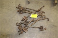 (8) Tractor Duel Clamps Full Set