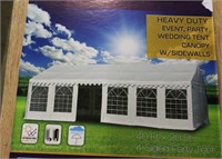 New 20ftx40ft Party Tent in Wood Crate