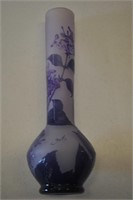 Signed Galle Cameo Glass Vase
