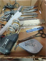 elec soldering iron, glue gun