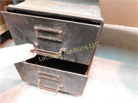 2 drawer metal cabinet