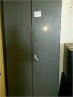 Large Metal Cabinet w contents