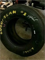 Signed NASCAR Tire