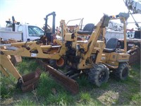 2001 Vermeer V-3550a trencher/backhoe-+TAX- WAIVER