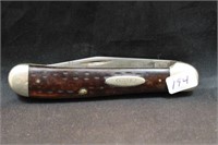CASE XX #6249 - 2 BLADE FOLDING POCKET KNIFE