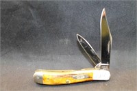 CASE XX #5220 - 2 BLADE FOLDING POCKET KNIFE