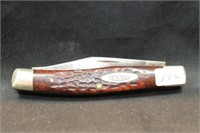 CASE XX #6332 - 3 BLADE FOLDING POCKET KNIFE