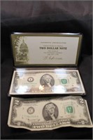 1976 AND 2003 $2 BILLS