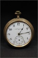 ELGIN POCKET WATCH MISSING SECOND HAND AND