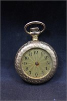 GOLD COLORED POCKET WATCH MISSING HANDS AND