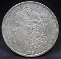 1883-O MORGAN SILVER DOLLAR