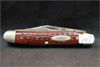 CASE XX #6347 - 3 BLADE FOLDING POCKET KNIFE