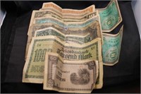 ASSORTMENT OF FOREIGN CURRENCY JAPAN, MEXICO, ET