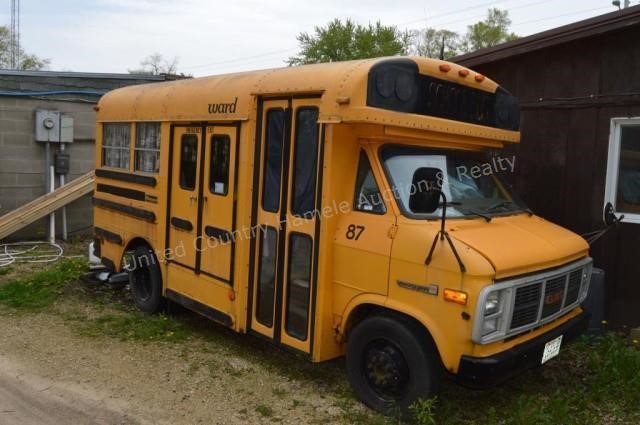 Farm Machinery, Short Bus and Camper Online Only Auction