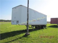 Strick SA 32' semi storage trailer, T.A.,