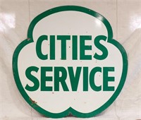 Cities Service, 70 inch two sided metal sign