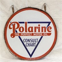 Polarine Motor Oil, 42 inch metal sign