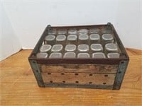B14- 24 MILK BOTTLE AND CRATE
