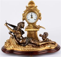 French Empire Mantel Clock Imperial Moreau