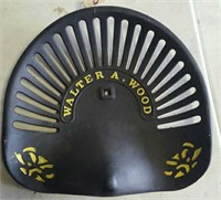 Walter A. Wood cast iron seat