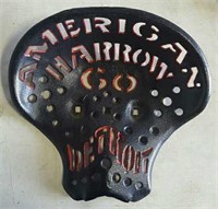 American Harrow Co Detroit cast iron seat