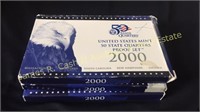 3- 20001 quarter  proof sets