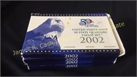 4- 2002 United States quarter Proof Sets