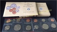 Six sets 1990 uncirculated coin proof set