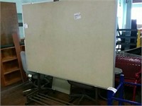 Large Rolling Tack Board