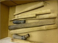 Box of wood handles