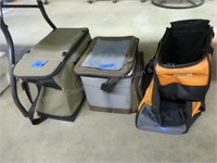 2 tote bags & 2 coolers