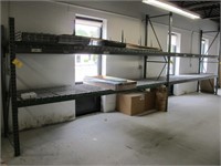 (3) Sections of HD Adjustable Pallet Racking