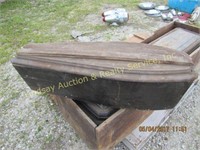 Wood child coffin (needs repair)