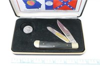 Georgia Collector Knife With State Quarter