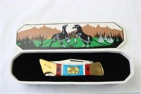 Rare Case XX Navajo J Benally Knife, Pottery Case