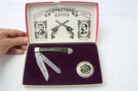 Tombstone, Arizona Six Shooter Justice Knife