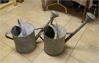 Galvanized Watering Cans.