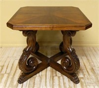 Excellent French Acanthus Scroll Parlor Table.